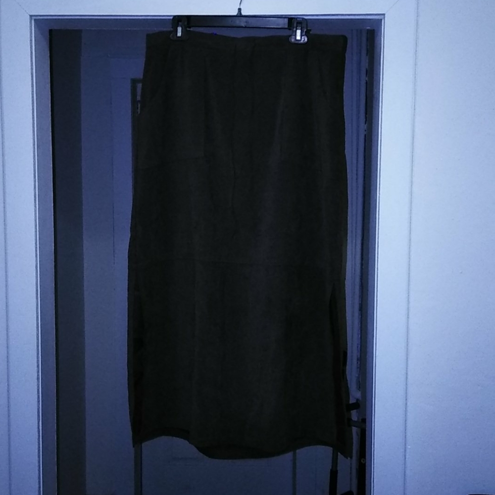 Long Brown Skirt